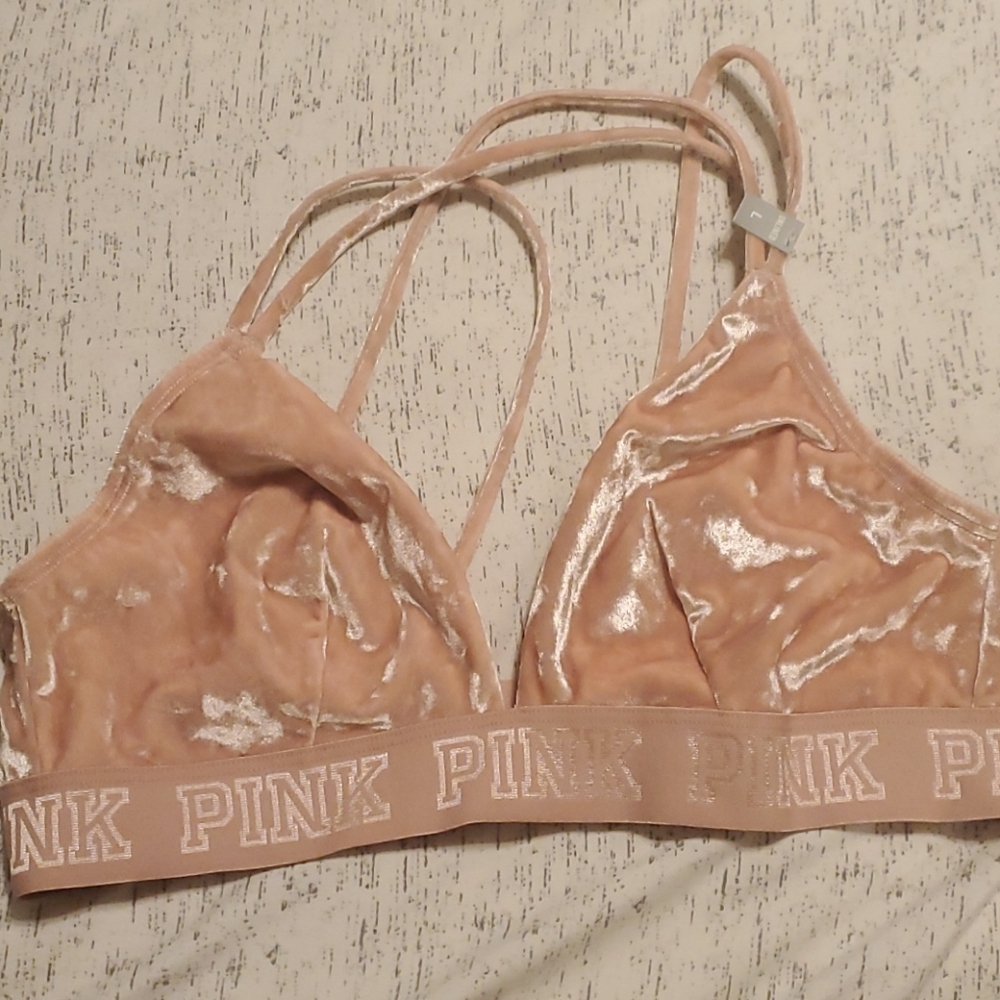Victoria secret pink unlined bra soft - Picture 1 of 3